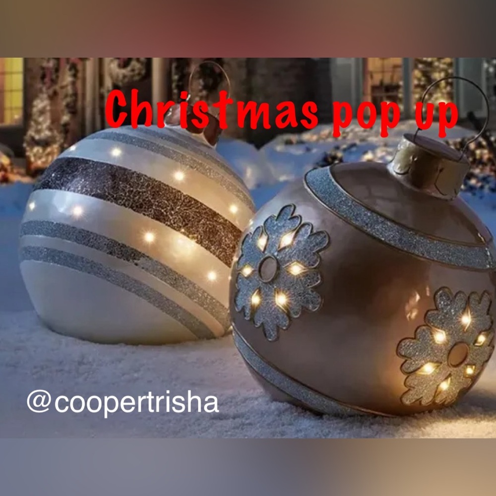 Festive Light-Up Christmas Ornaments